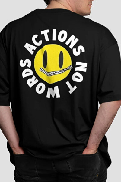 donamod Tricou supradimensionat Actions Not Words