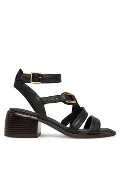 CLARKS Sandale damă negre CLARKS-26181243 PIELE NEAGRĂ