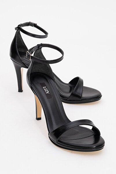 Lizy Shoes Γυναικεία παπούτσια με μονό λουράκι και τακούνι