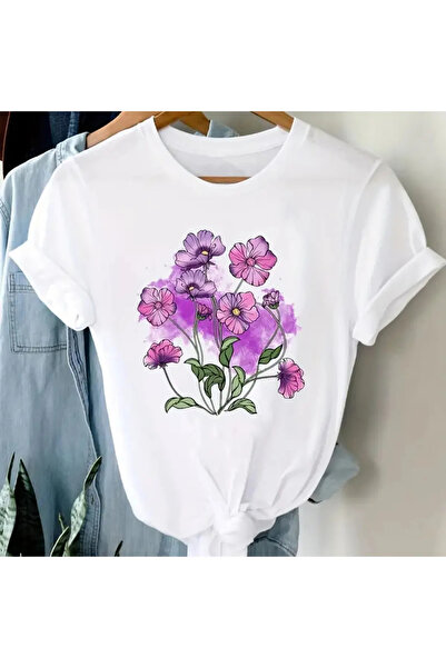 donamod Cvetna akvarelna simpatična majica