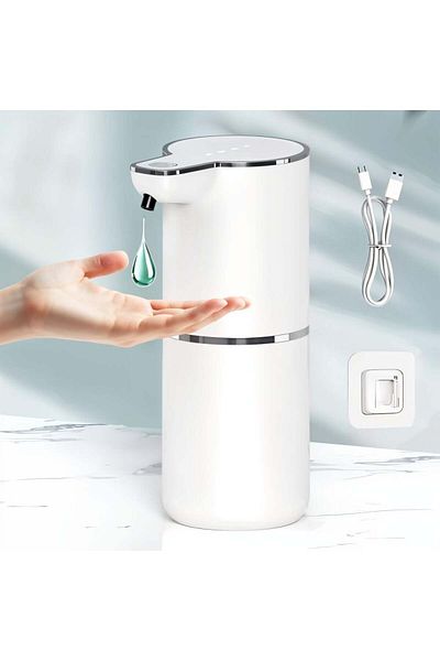 TAAM_SA Smart Touchless Foam Soap Dispenser for Kitchen and Bathroom Waterproof Easy to Hang and Quick Fill