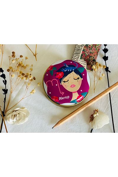 J&M jaco&Me Scorpio 1 # Patterned Metal Box # Soap Box # Keychain Box # Candle Box # Small Jewelry Box