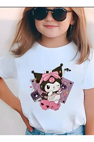 BUCHE Sanrio Kromi Baskılı Kız Çocuk Tişört