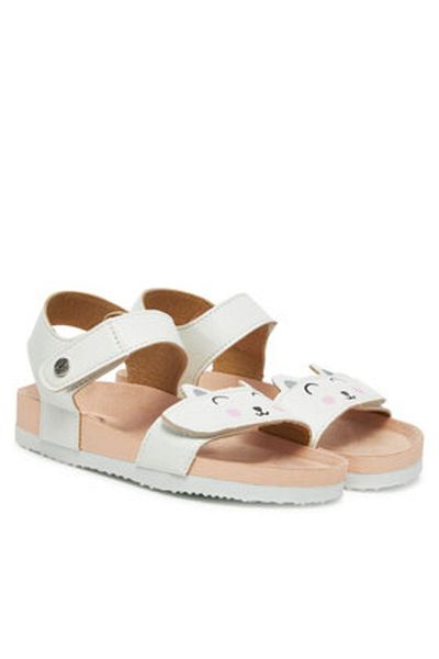 Gioseppo Sandale pentru fete albe GIOSEPPO-74432-P ALB