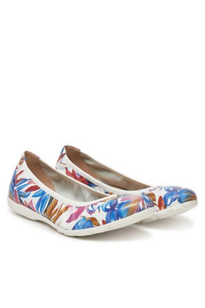 Caprice Women's Ballerinas white CAPRICE-9-22150-42 150 WHITE FLOWER