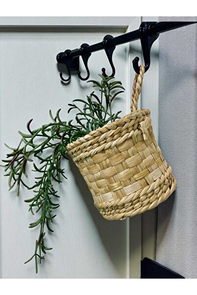 EM&MA DESİNG HASIR SEPET (10X10X10 CM) DEKOR MUTFAK SALON BAHÇE ÇOK AMAÇLI OR...