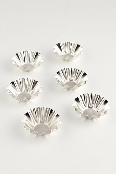 AKSESUAR EVRENİ Piet's Silver Set of 6 Sugar Bowl Turkish Delight Bowl Snack Bowl Coffee Side Presentation Bowl Decorative Serrated Bowl