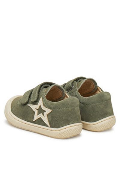 Naturino Teniși verzi pentru fete NATURINO-2019131 03 KOLDE LOW VL SUEDE OLIVE