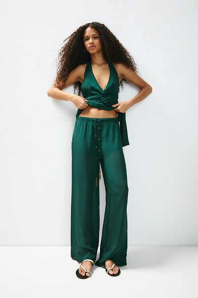 Pull & Bear Flowing jogger trousers