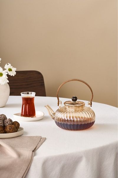 Karaca Hina Borosilicate Glass Teapot