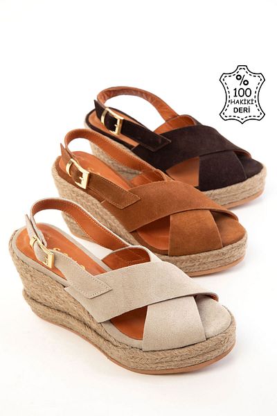 SOHO Skin Wildleder Echtes Leder Damen Gefüllte Absatzschuhe 20682