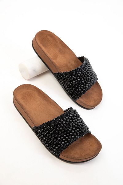 SOHO Black Women's Slippers 20659