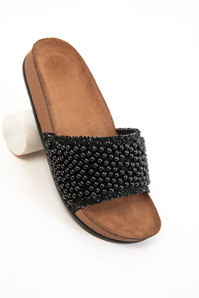 SOHO Papuci negri pentru femei 20659