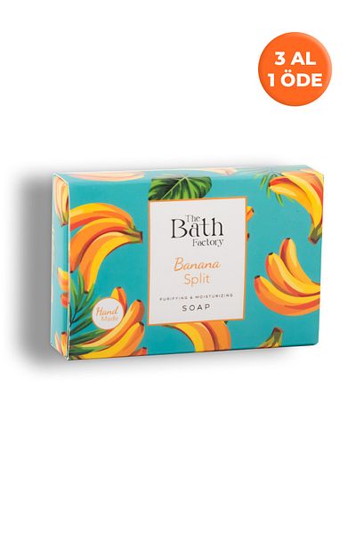 THE BATH FACTORY صابون مرطب لليدين والوجه والجسم بالموز