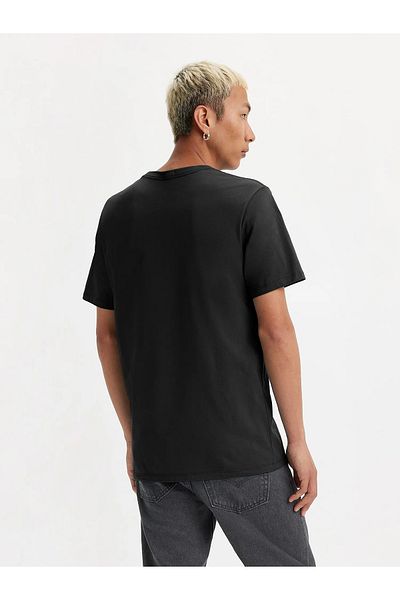 Levi's Ανδρικό μαύρο T-shirt Ss Original Hm Tee Tr