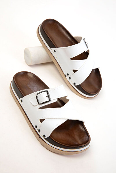 SOHO White Women's Slippers 20707