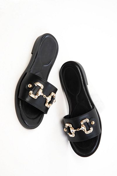 SOHO Black Women's Slippers 20715