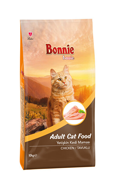 Bonnie Basic Tavuklu Yetişkin Kedi Maması 10 Kg