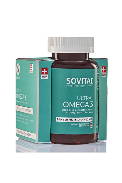 SOVITAL Ultra Omega 3 Softgel - 660 EPA / 440 DHA, 60 Pieces