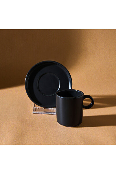 Karaca X Hussein Chalayan Future Perfect Coffee Cup for 2 Persons 60 ml Black