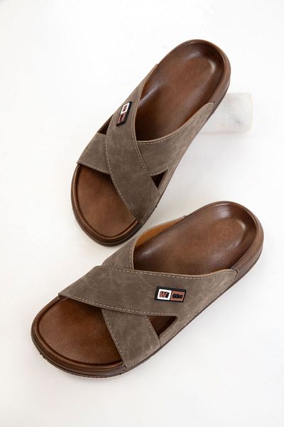 SOHO Ανδρικές παντόφλες Mink 20706