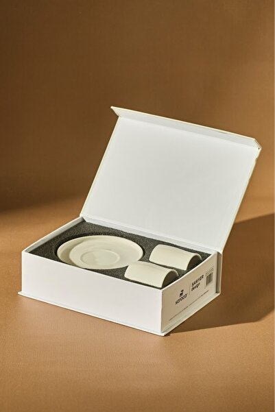 Karaca Sarıyer Design 2-Person Coffee Cup Set 80 ml