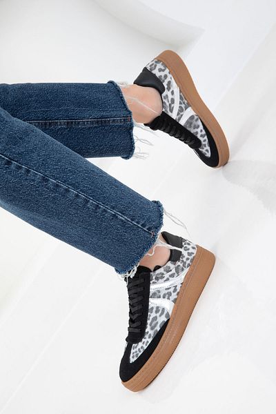SOHO Pantofi de damă leopard-negru 19923