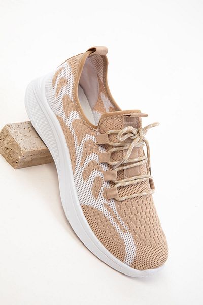 SOHO Mink-White Women's Sneaker 20718