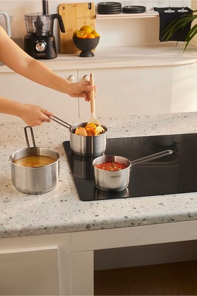 Karaca Fiorino 3 Piece Mini Milk Jug Set - Induction Base