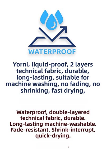 yorni 145X300Cm, F1, 100% Waterproof, for under High Chair, Activity Cover, Machine Washable