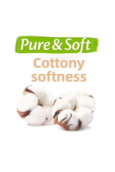Molfix Pure&soft Baby Diapers Size:5 (11-18KG) Junior 66 Pieces Economic Opportunity Package