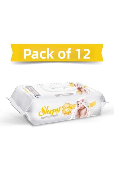 Sleepy Wet Towel Sensitive 90'' with Cover X12
