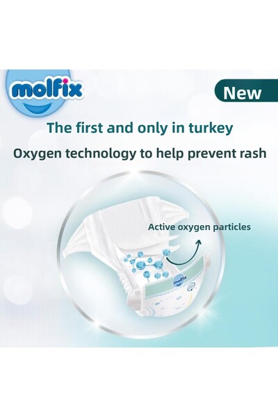 Molfix Premium Baby Diapers Ultra Opportunity Package Size 6 15+ kg 54 Pieces