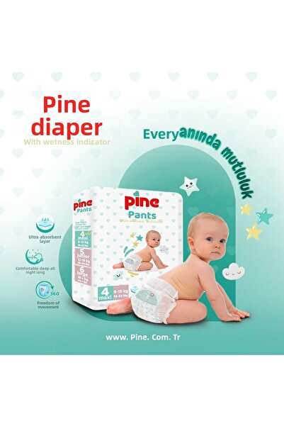 Pine Junior (12-18 Kg) 17 Panty Diapers