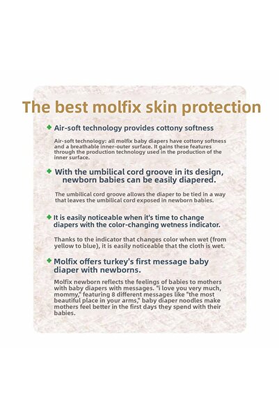 Molfix Baby Diapers Newborn Opportunity Package 1 Size 2-5 Kg 88 Pieces