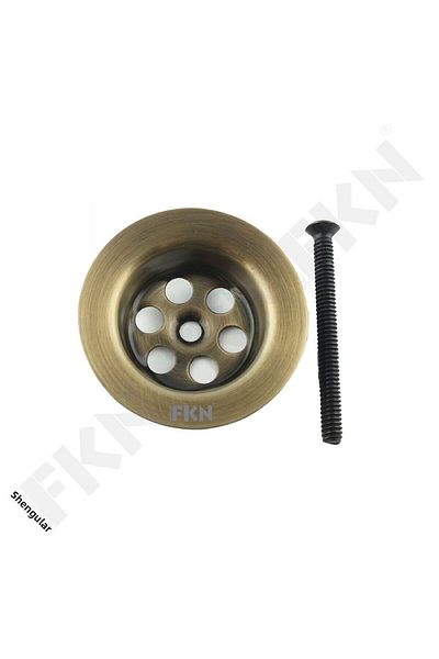 FKN Antique Sink Strainer and Water Overflow Ring