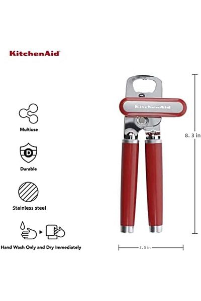 STOREMAX Jvnnastore Classic Multifunctional Can Opener, 21 Cm, Empire Red Trendyfr 646268