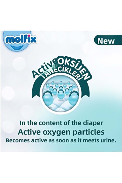 Molfix Premium Baby Diaper Size: 6 (15 kg) Extra Large 162 Pieces Monthly Ultra Opportunity Package