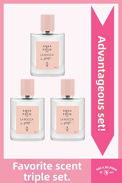 Aqua Di Polo 1987 Aqua di Polo 1987 La Rocca Sense Women's Fragrance Set (x3) STCC010901