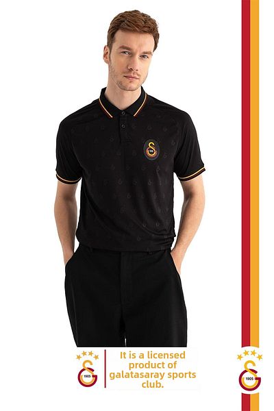 Galatasaray Αυθεντικό μπλουζάκι με γιακά πόλο με άδεια Match Day