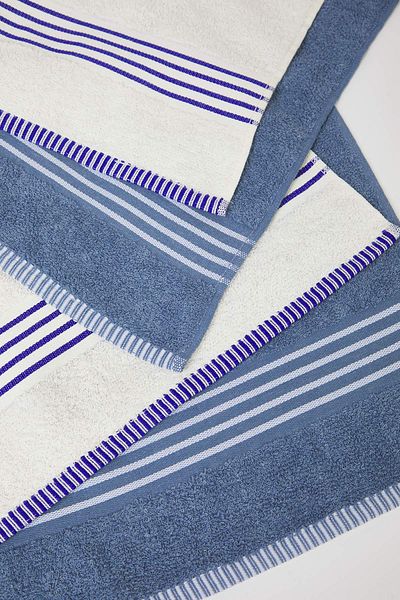 Trendyol Collection 2-Piece Marine Face Towel 50X80Cm & 2-Piece Bath Towel 70X140Cm Tphss25Hvl00015