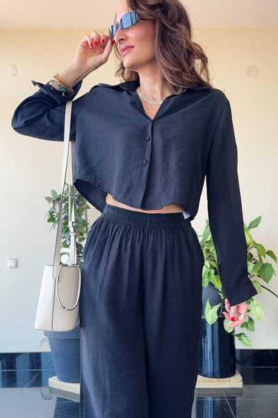 Clothing palette Crop Shirt - Pants Suit