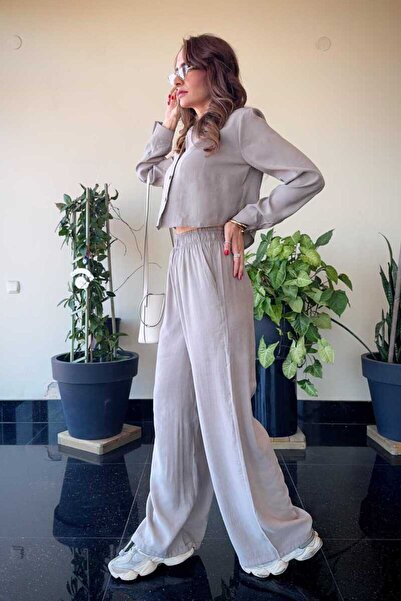 Clothing palette Crop Shirt - Pants Suit