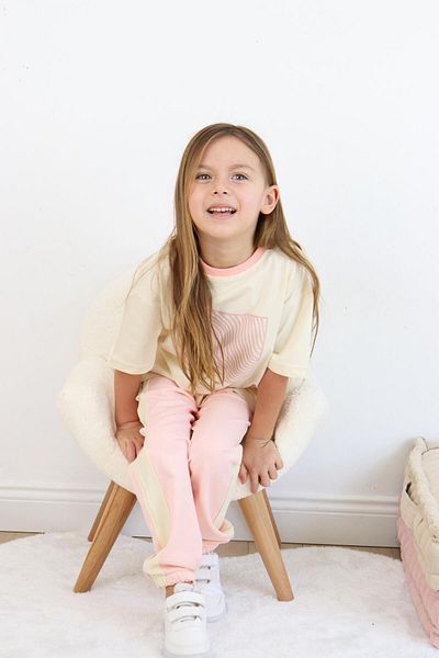 MiaBaby Printed One Line Tracksuit Set