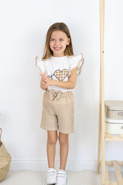 MiaBaby Jet Love Printed Double Suit Set