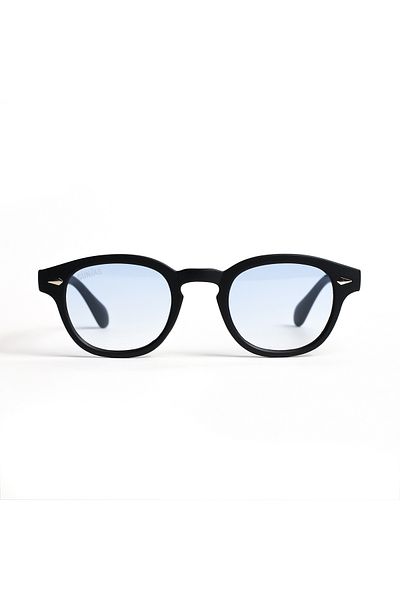 Sunbas Sunglasses Mikonos Black Transparent Azul Sunglasses For Men And Women