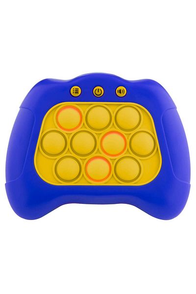 CraftID Pop It Electronic Toy With Antistress Pattern, Sensory, Lights And Sound - Blue