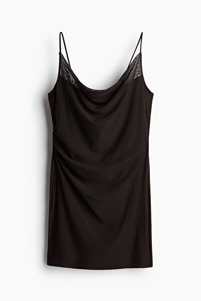 H&M Drapeli File Elbise