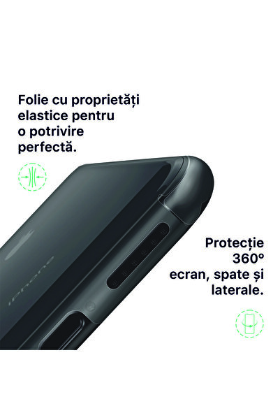 Alien Surface Folie regenerabila ecran si spate pentru Apple iPhone 16