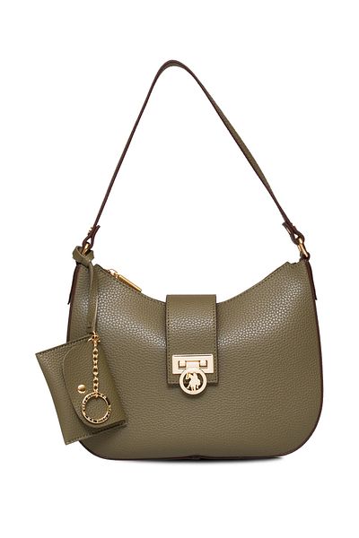 U.S. Polo Assn. Khaki Women's Shoulder Bag Us25546